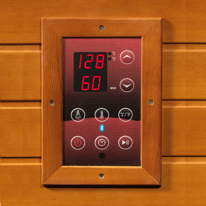 Dynamic "Lugano" FAR Infrared Sauna with Hemlock Wood  Model: DYN-6336-02