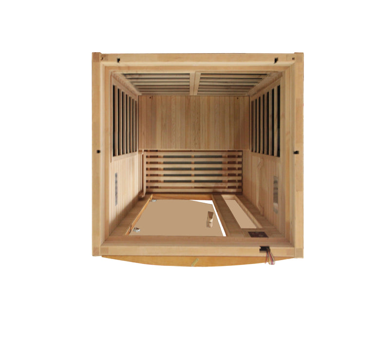 Dynamic "Barcelona" FAR Infrared Sauna with Hemlock Wood  Model: DYN-6106-01