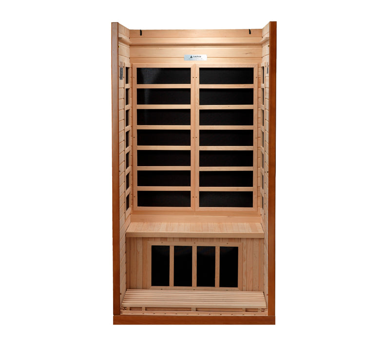 Dynamic "Barcelona" FAR Infrared Sauna with Hemlock Wood  Model: DYN-6106-01