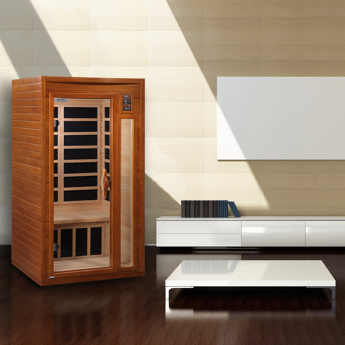 Dynamic "Barcelona" FAR Infrared Sauna with Hemlock Wood  Model: DYN-6106-01