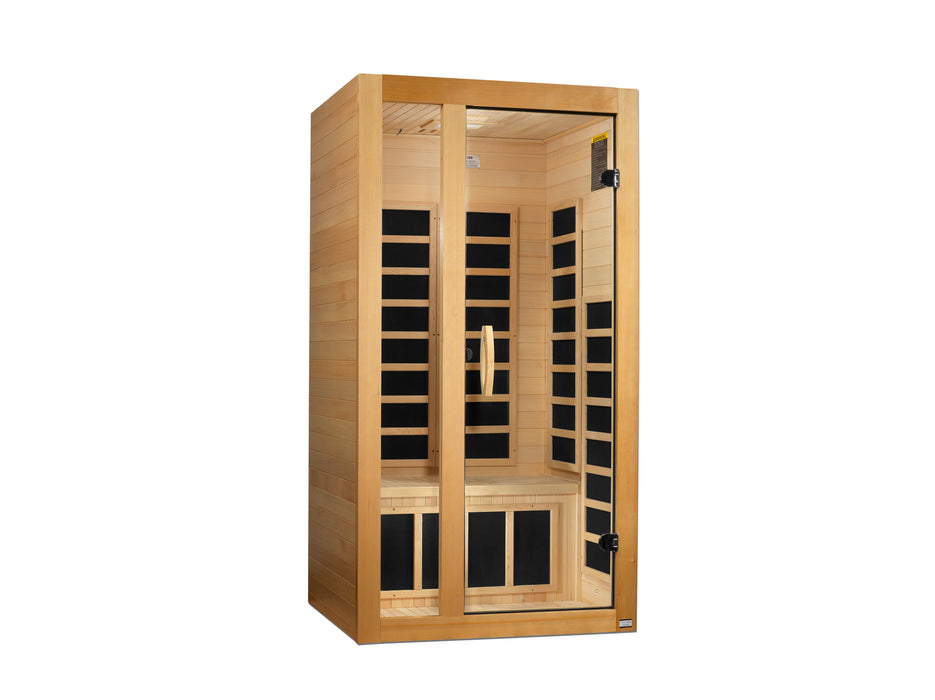 Dynamic "Gracia" Infrared Sauna with Hemlock Wood  Model: DYN-6119-01