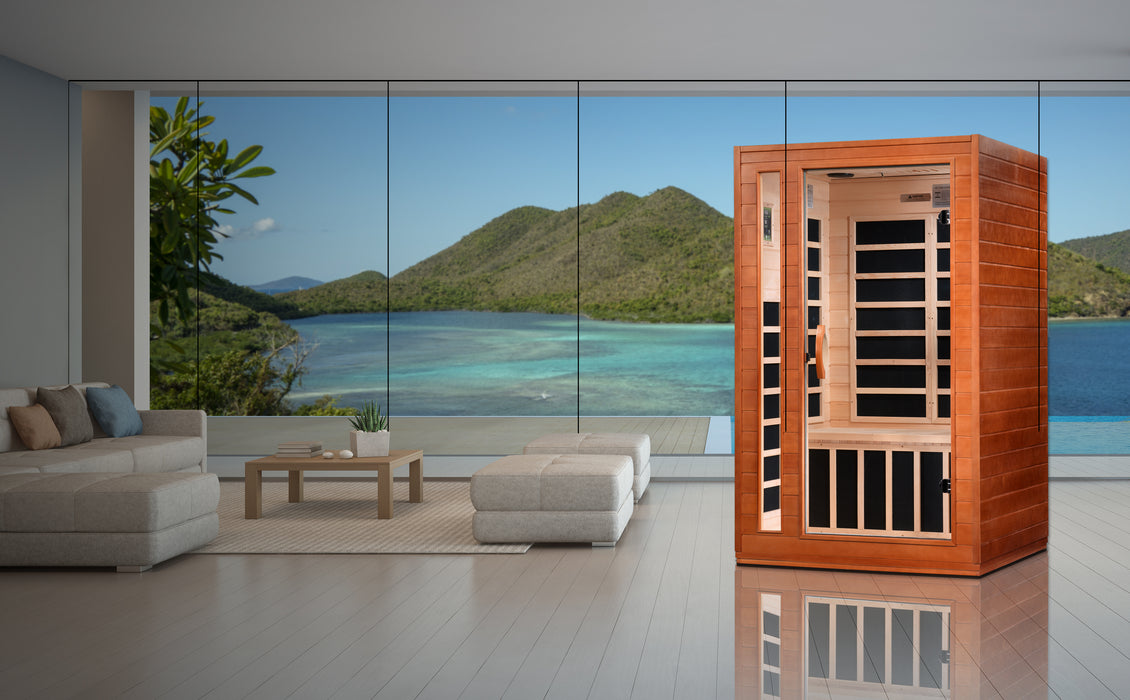 Dynamic "Cordoba Elite" FAR Infrared Sauna with Hemlock Wood  Model: DYN-6203-01 Elite