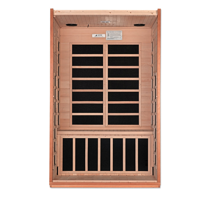 Dynamic "Cordoba Elite" FAR Infrared Sauna with Hemlock Wood  Model: DYN-6203-01 Elite