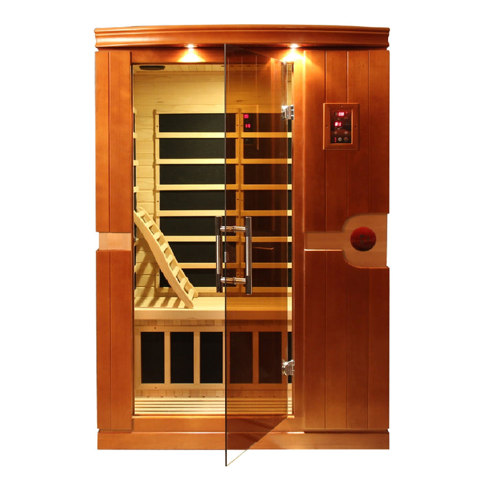 Dynamic "Venice" Infrared Sauna with Hemlock Wood  Model: DYN-6210-01