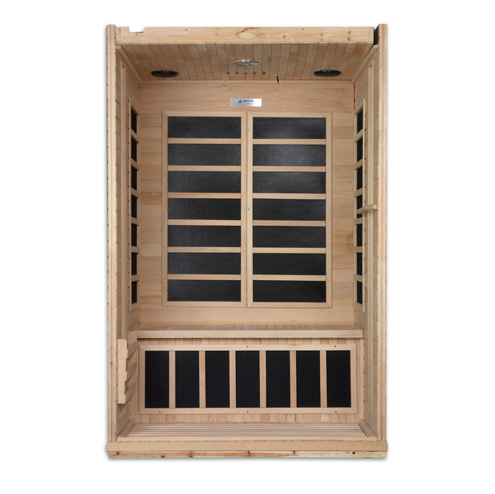 Dynamic "Venice" Infrared Sauna with Hemlock Wood  Model: DYN-6210-01