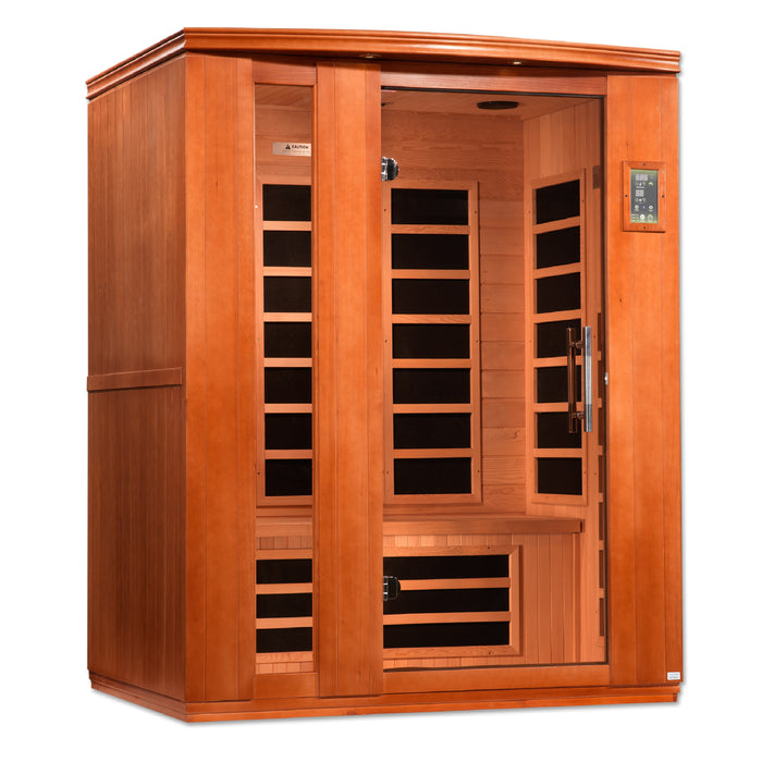 Dynamic "Lugano" FAR Infrared Sauna with Hemlock Wood  Model: DYN-6336-02