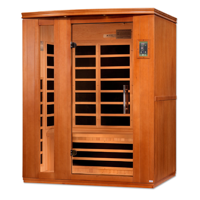 Dynamic "Lugano" FAR Infrared Sauna with Hemlock Wood  Model: DYN-6336-02