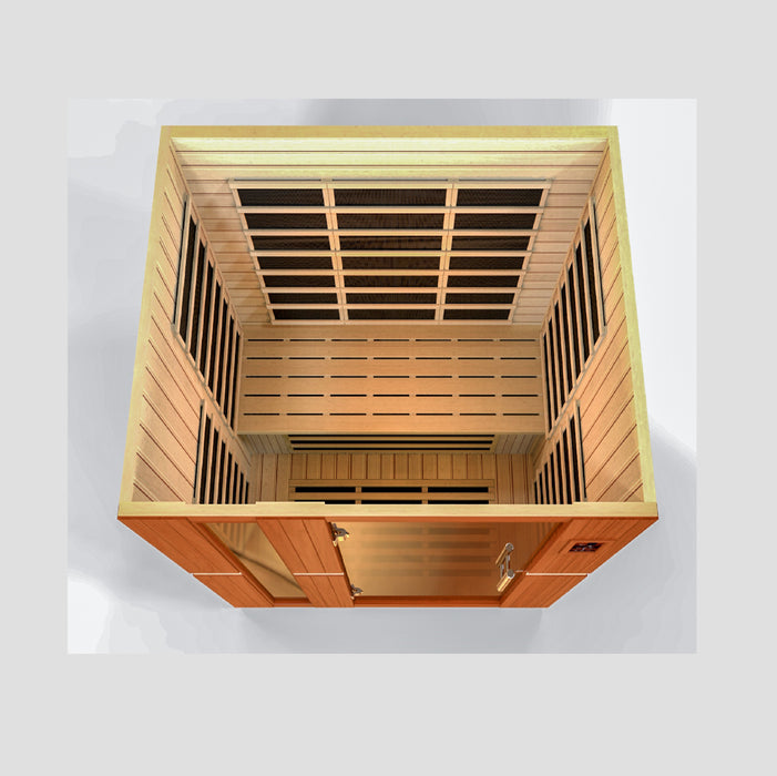 Dynamic "Lugano" FAR Infrared Sauna with Hemlock Wood  Model: DYN-6336-02