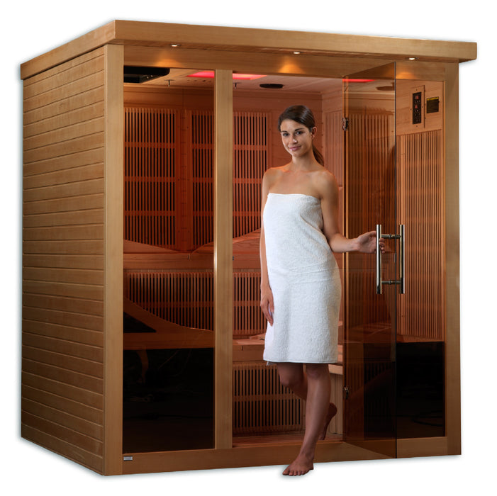 "Monaco" PureTech™ Infrared Sauna with Hemlock Wood  Model: GDI-6996-01