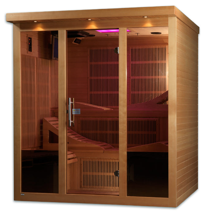 "Monaco" PureTech™ Infrared Sauna with Hemlock Wood  Model: GDI-6996-01