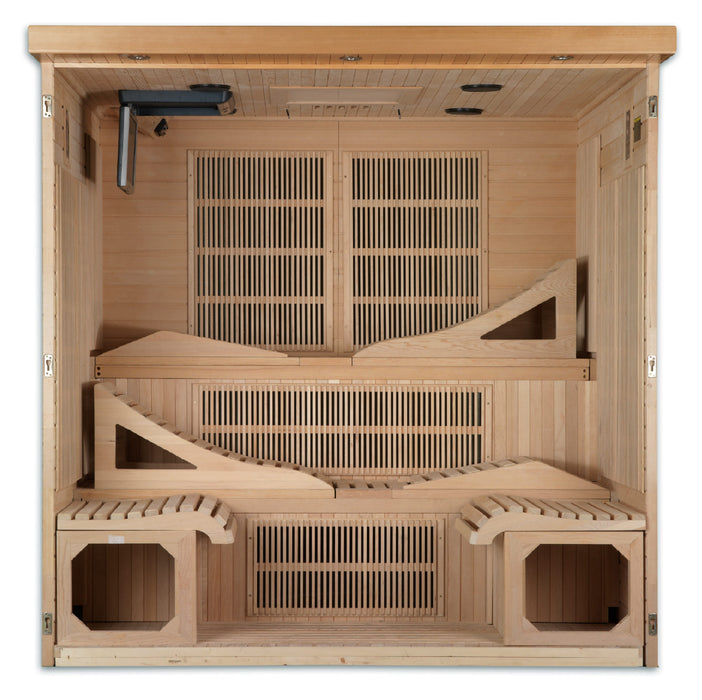 "Monaco" PureTech™ Infrared Sauna with Hemlock Wood  Model: GDI-6996-01