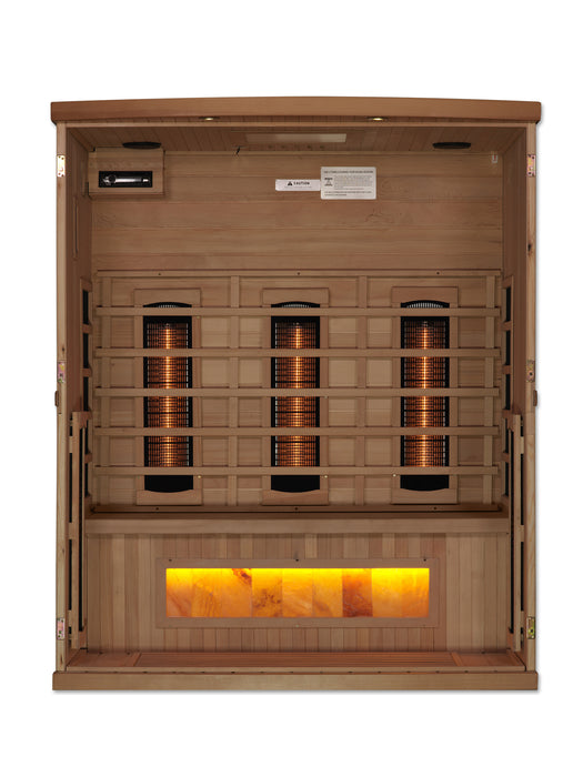 8000 Reserve Series PureTech™ Full Spectrum Infrared Sauna with Himalayan Salt Bar  Model: GDI-8030-02