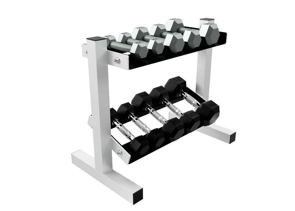 USA Miniature 2 tier, 5 pair Dumbbell Rack - GHDR-5