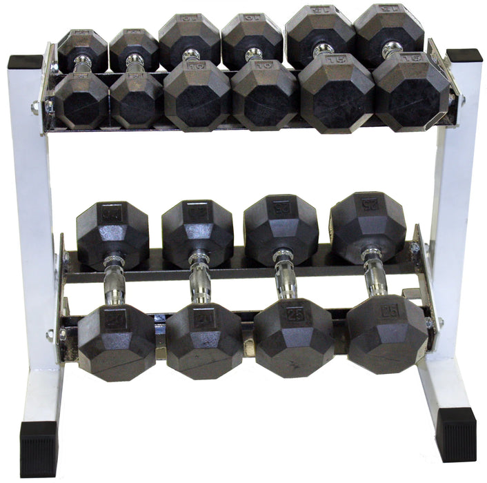 USA Miniature 2 tier, 5 pair Dumbbell Rack - GHDR-5