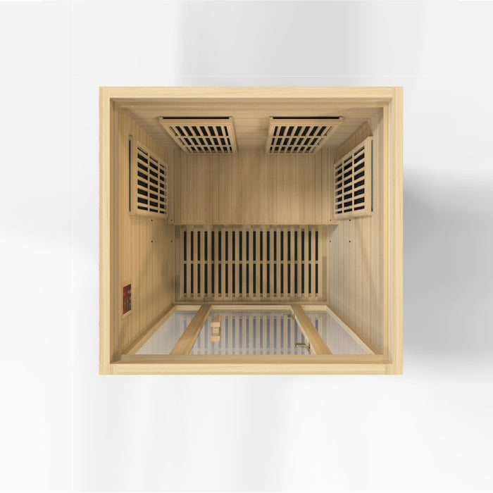 Maxxus "Seattle" FAR Infrared Sauna with Hemlock Wood  Model: MX-J206-01