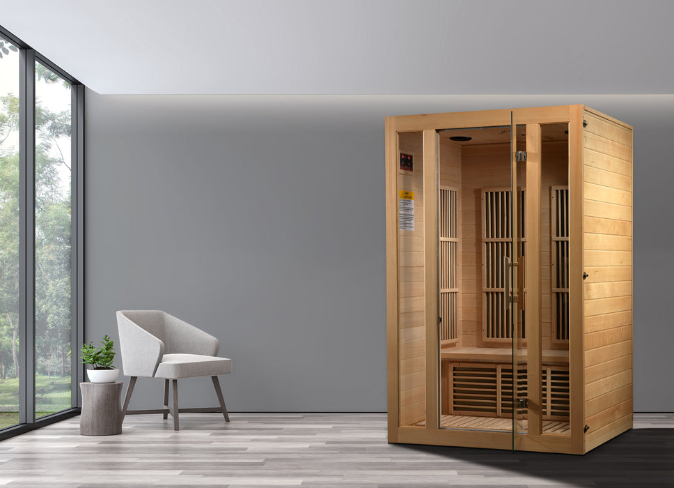 Maxxus "Seattle" FAR Infrared Sauna with Hemlock Wood  Model: MX-J206-01