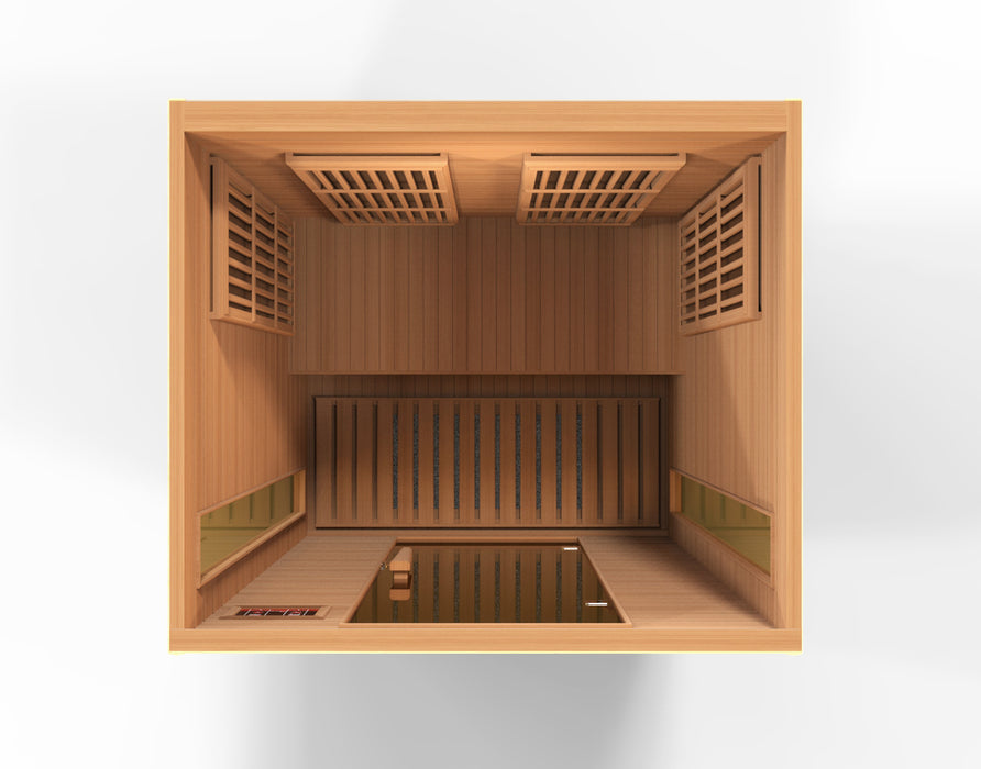 Maxxus Full Spectrum FAR Infrared Sauna with Red Cedar Wood  Model: MX-M206-01-FS CED