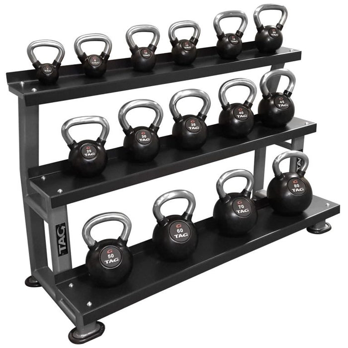 TAG Fitness 3-Tier Kettlebell Rack