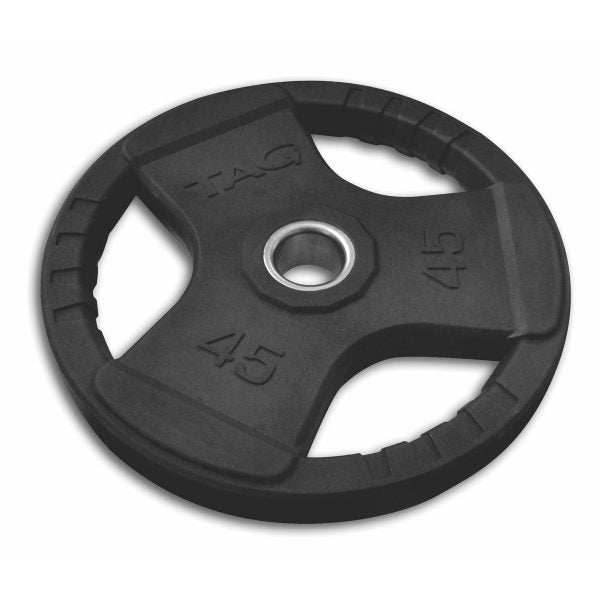 TAG Fitness Rubber Olympic Weight Plates