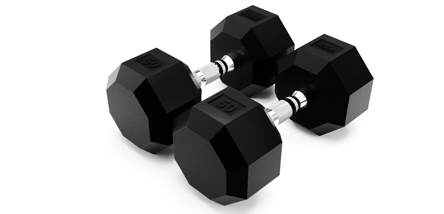 VTX 8-Sided Urethane Encased Dumbbell Set 5 - 50 LBS - SD-U