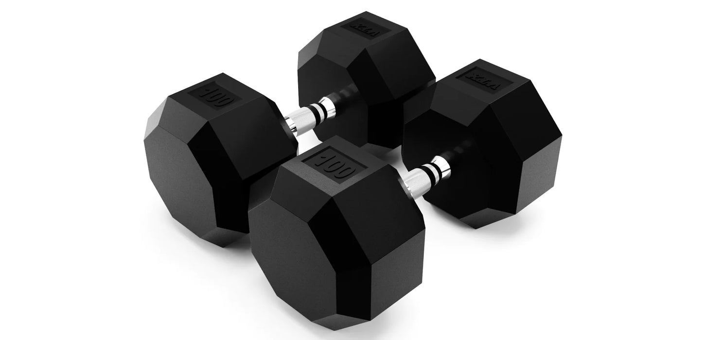 VTX 8-Sided Urethane Encased Dumbbell Set 55-100 LBS - SD-U