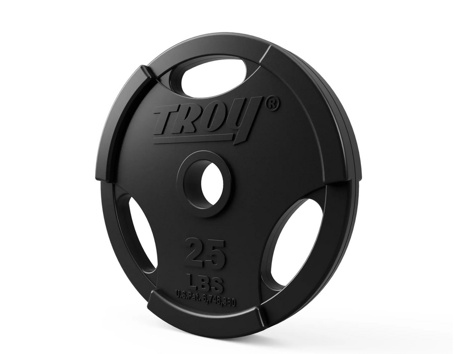 TROY Rubber Encased Olympic Grip Plates - GO-R