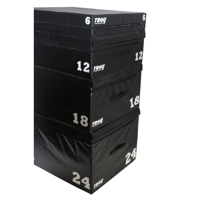 TROY Padded Black Plyo Boxes - T-PLYO