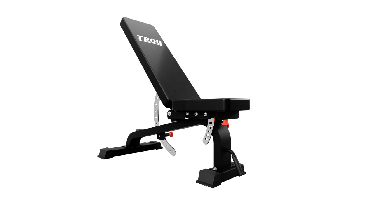 TROY Commercial Adjustable Flat/Incline/Decline Bench - GTBH-FID