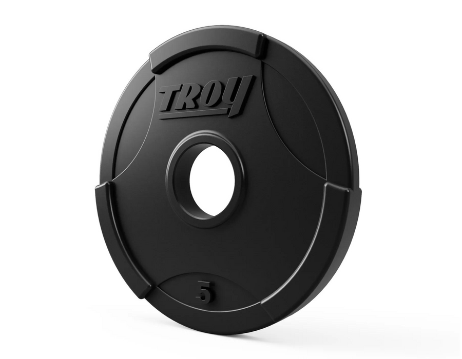 TROY Rubber Encased Olympic Grip Plates - GO-R