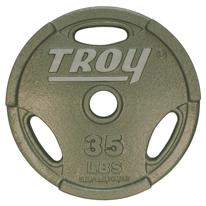 TROY Iron Olympic Grip Plates - GO