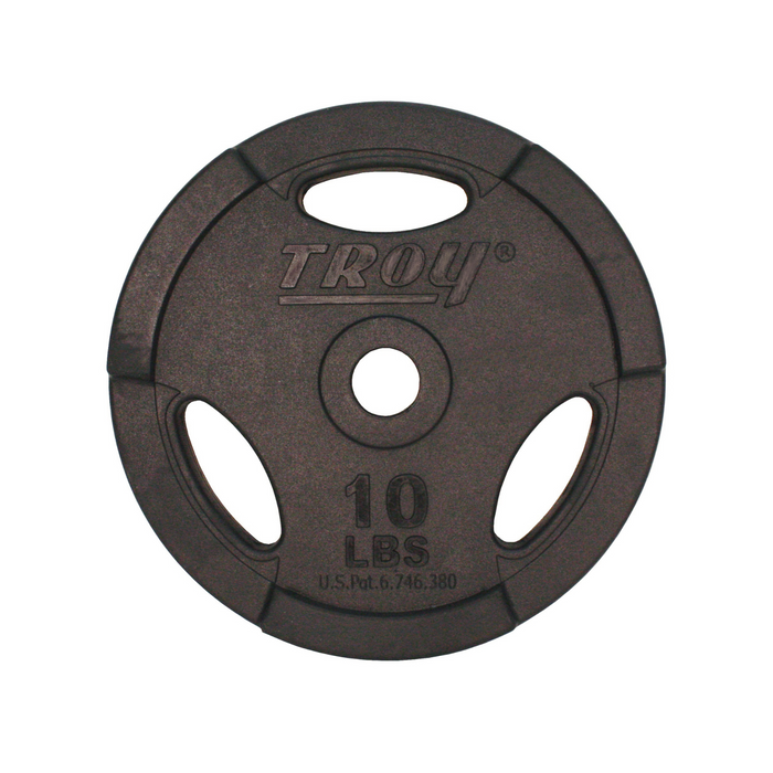 TROY Quiet Iron Black Rubber 1" Grip Plate - GR-R