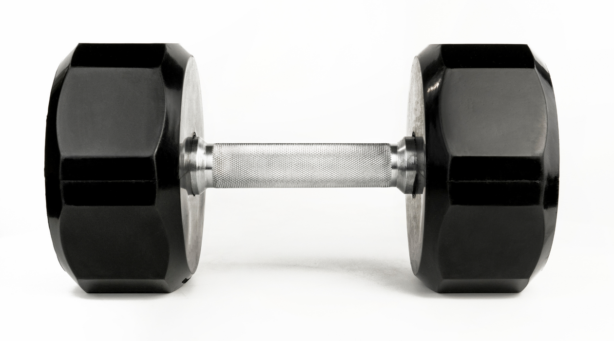 TROY 12 Sided Rubber Encased Dumbbell - TSD-R