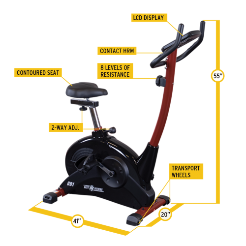 Best Fitness Upright Bike BFUB1