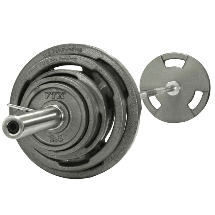 VTX Premium Grade Olympic 300lb Weight Set - GOSS-300V