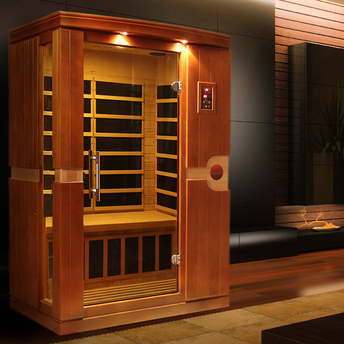 Dynamic "Venice" Infrared Sauna with Hemlock Wood  Model: DYN-6210-01