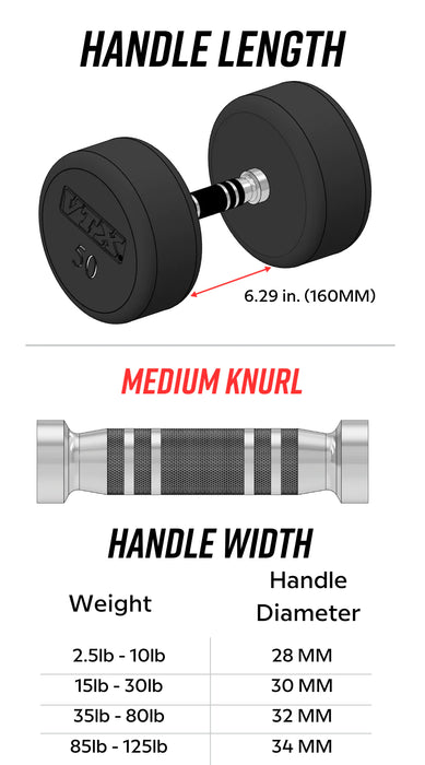 VTX Urethane Dumbbells - XD-U