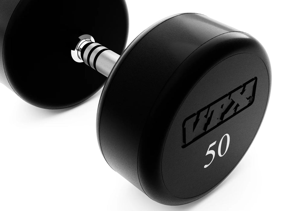 VTX Urethane Dumbbells 5-50 LBS Set, 5 LB Increments  - XD-U